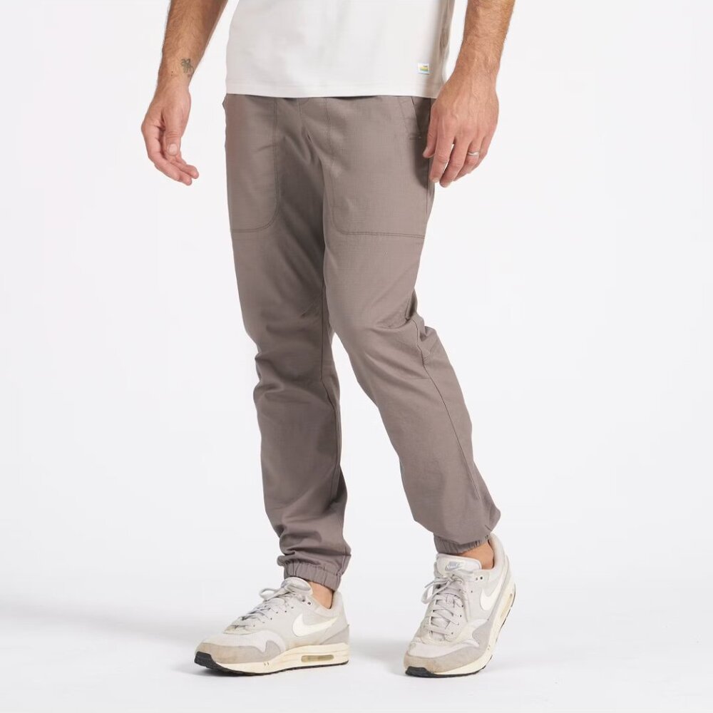 Vuori Ripstop Traveler Jogger Pants Mens Size M Grey Outdoor Hiking Climbing